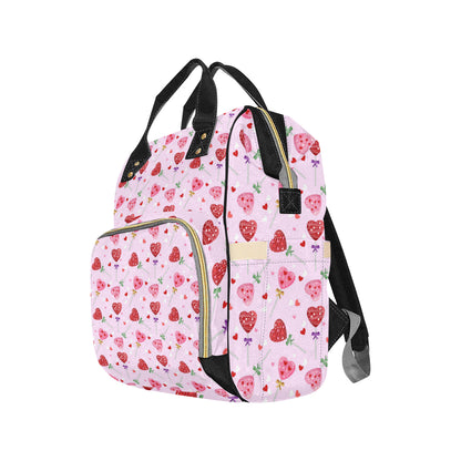 Lollipop Pattern Print Design LL07 Diaper Bag Backpack