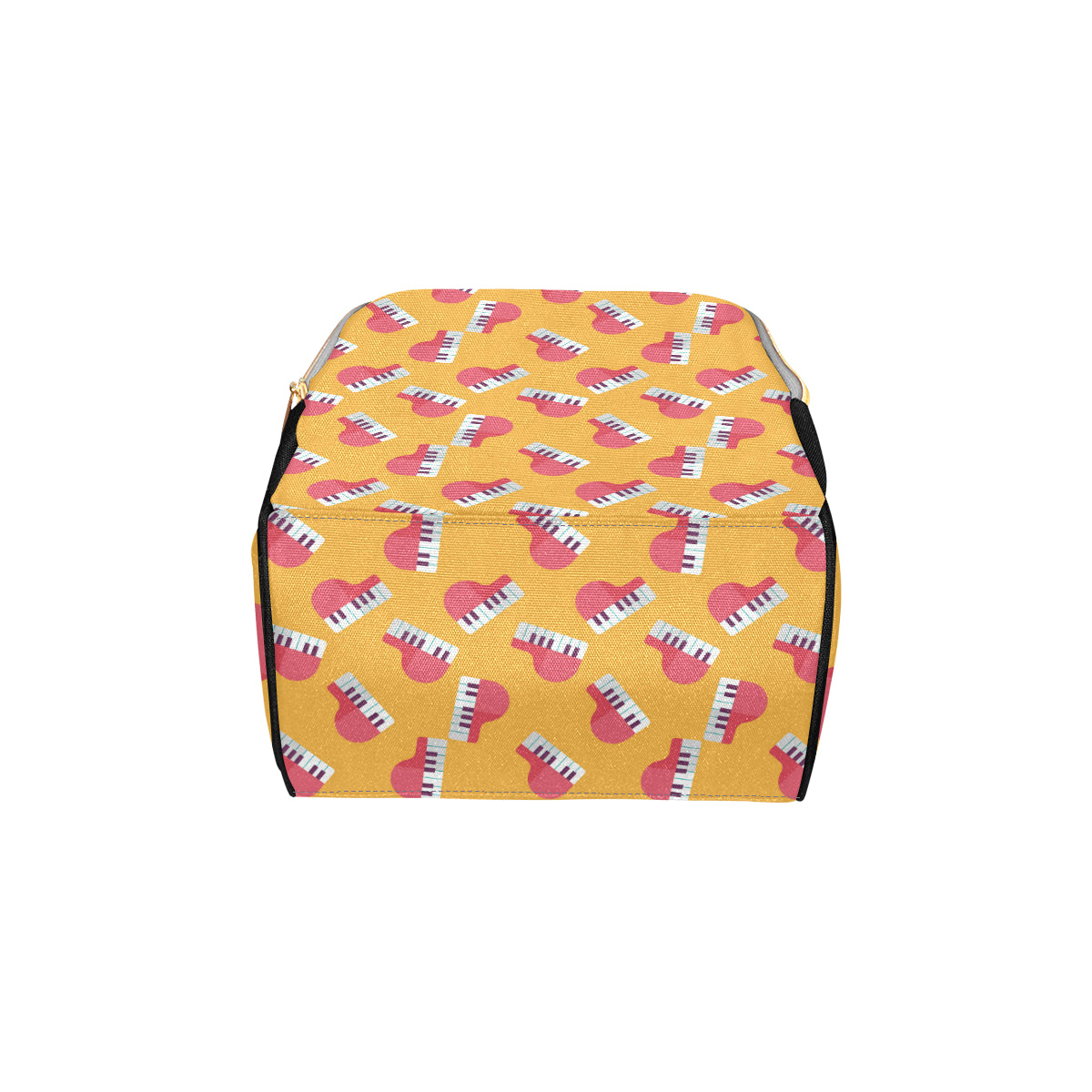 Piano Pattern Print Design 02 Diaper Bag Backpack