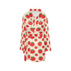 Tomato Print Design LKS308 Women's Fleece Robe