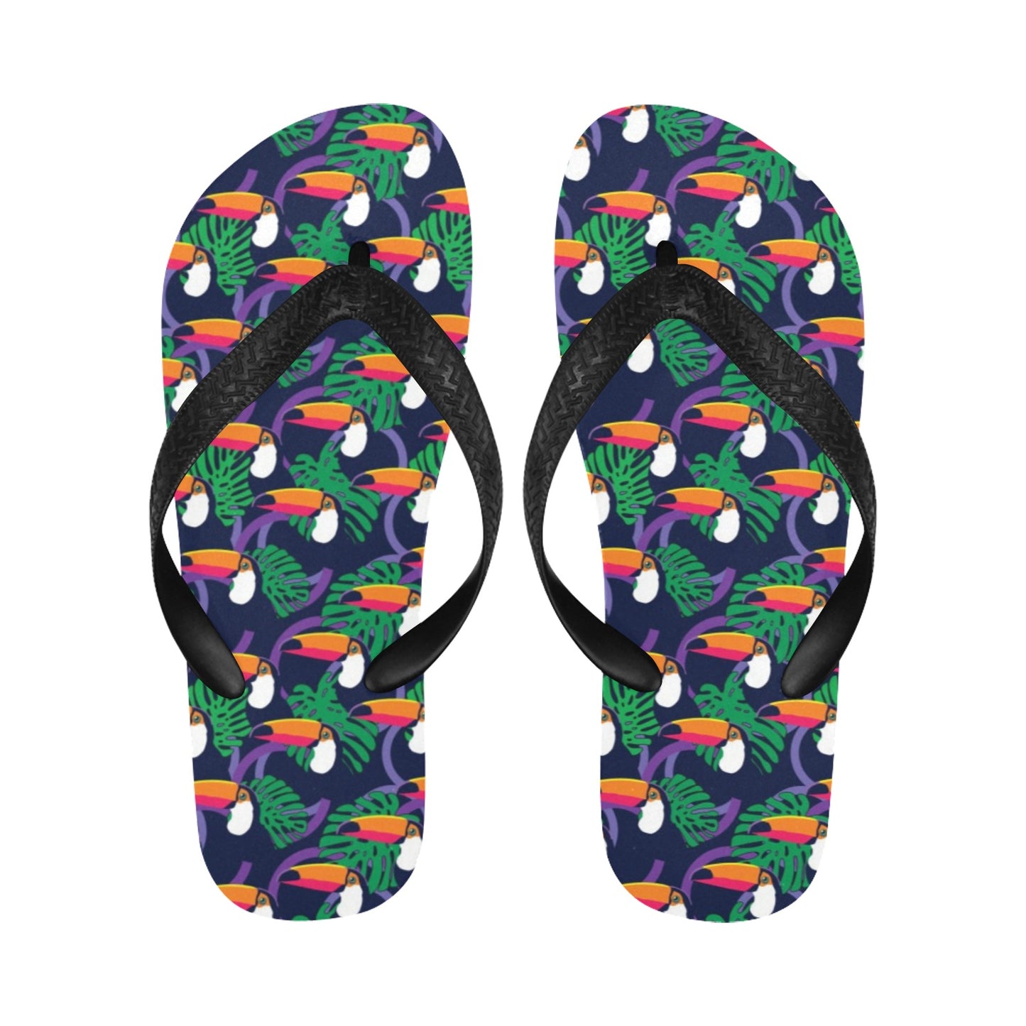 Toucan Print Design LKS302 Flip Flops
