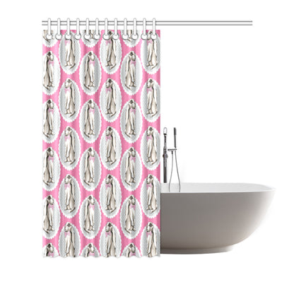 Rabbit Pattern Print Design RB019 Shower Curtain