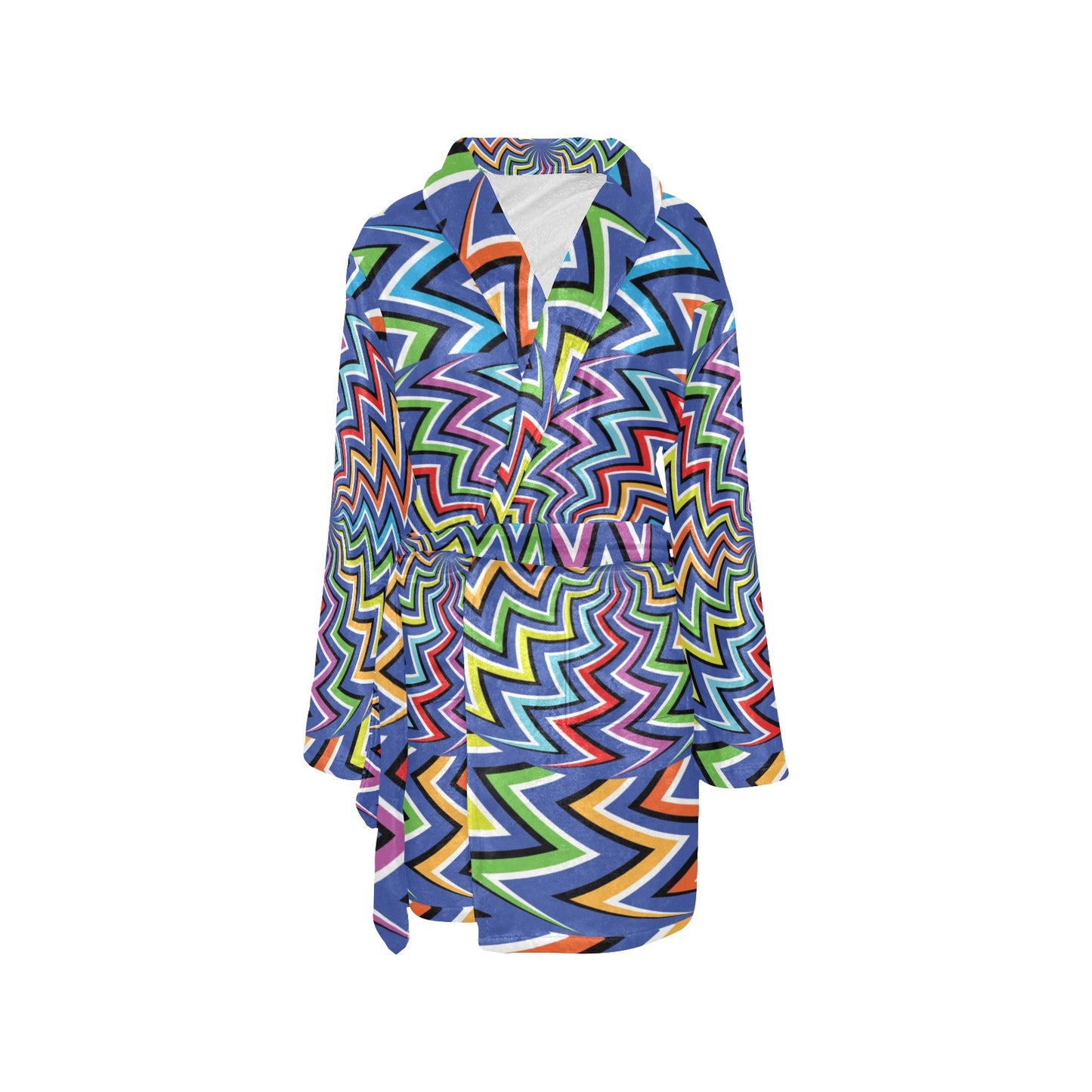 Optical illusion Pattern Print Design A02 Women's Fleece Robe