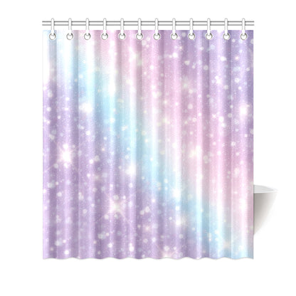 Cosmic Pastel Pattern Print Design 02 Shower Curtain