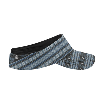 Wolf Tree of Life Knit Design Print Unisex Sun Visor