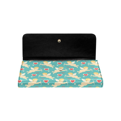 Cupid Pattern Print Design 01 Women's Trifold Wallet