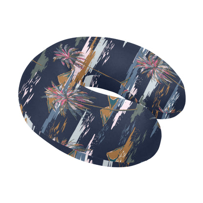 Pacific island Pattern Print Design A06 U-Shaped Travel Neck Pillow