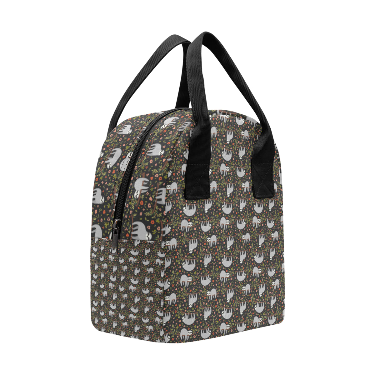 Sloth Cute Design Themed Print Insulated Lunch Bag