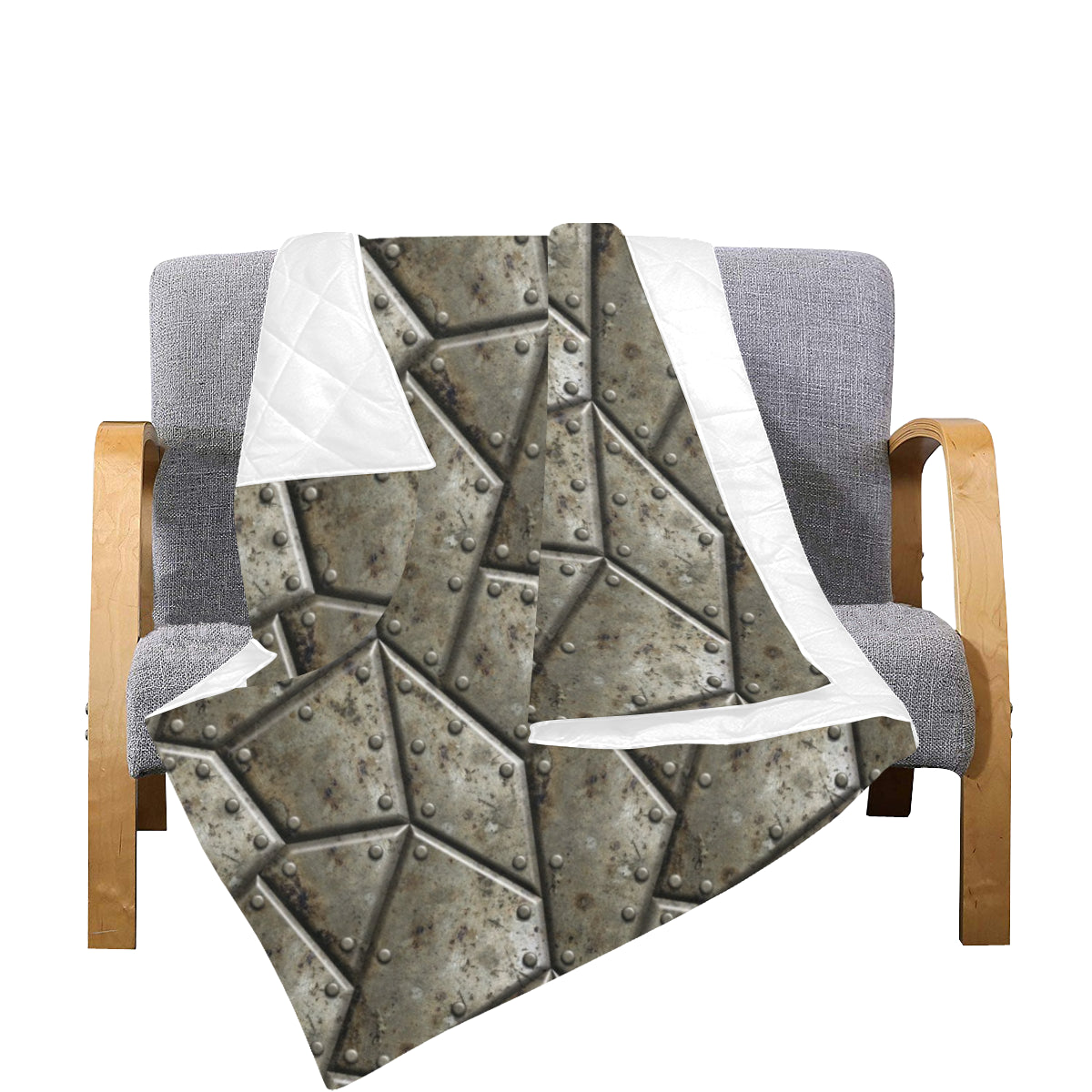 Armor Pattern Print Design 01 Premium Quilt