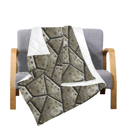 Armor Pattern Print Design 01 Premium Quilt