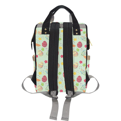 Easter Eggs Pattern Print Design RB07 Diaper Bag Backpack