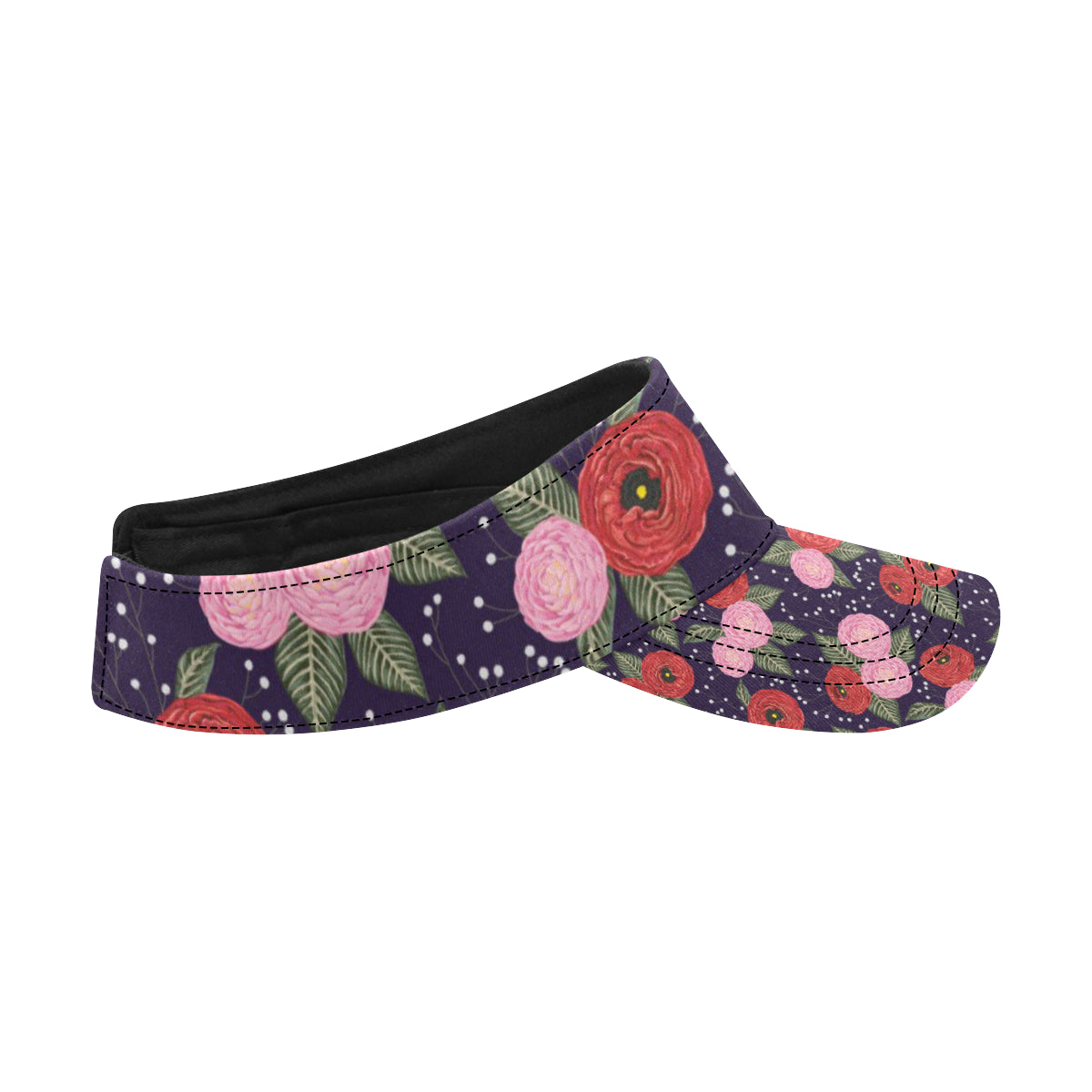 Camellia Pattern Print Design CM02 Unisex Sun Visor