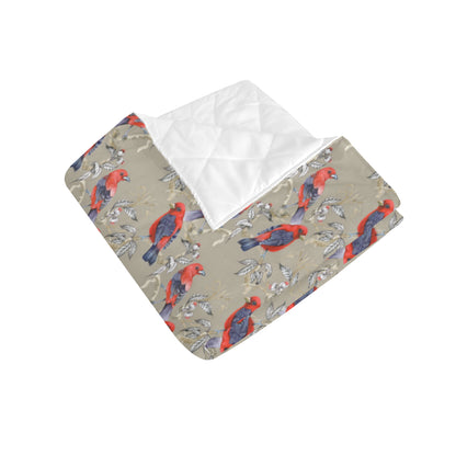 Birds Pattern Print Design 05 Premium Quilt