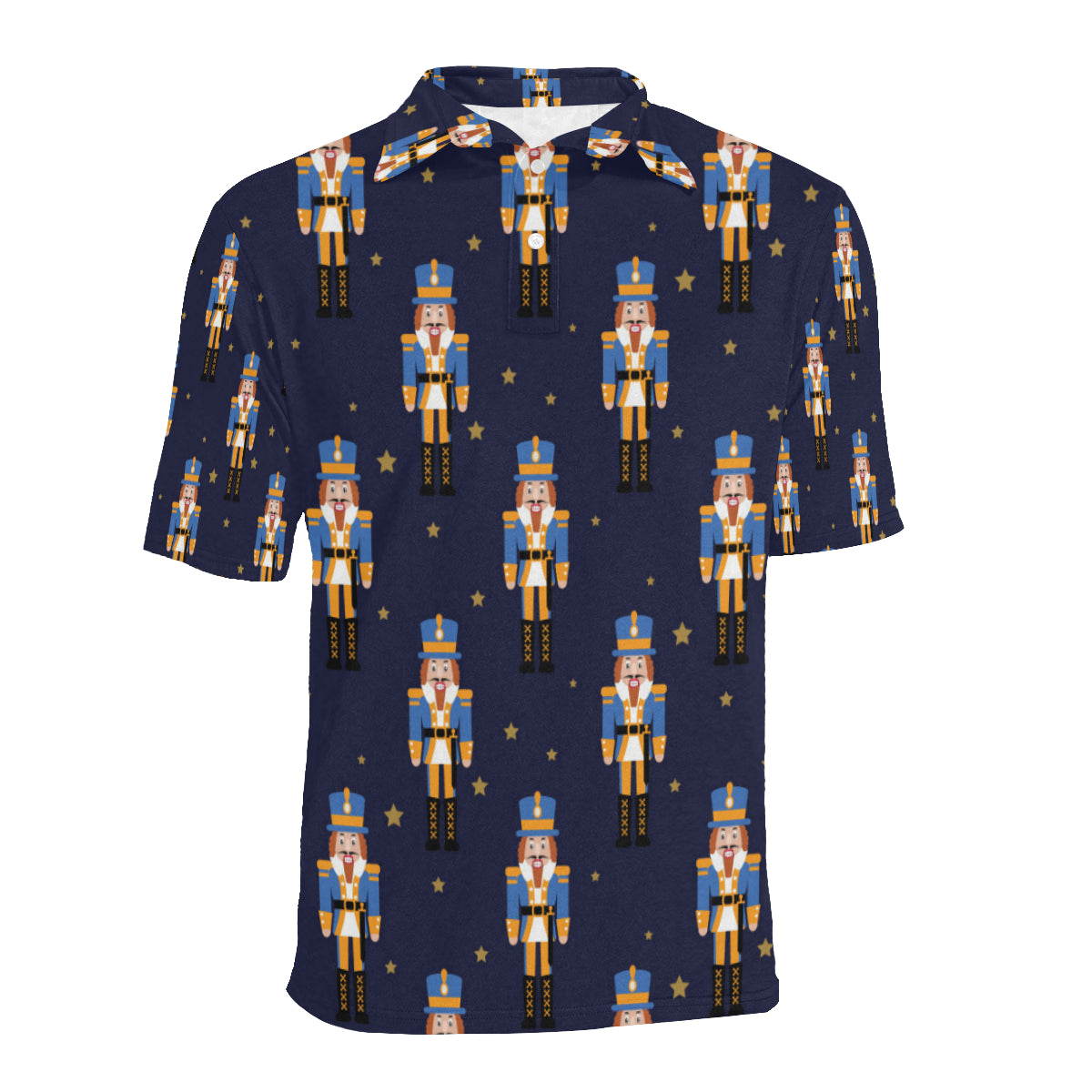 Nutcracker Pattern Print Design A04 Men Polo Shirt