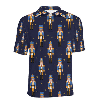 Nutcracker Pattern Print Design A04 Men Polo Shirt