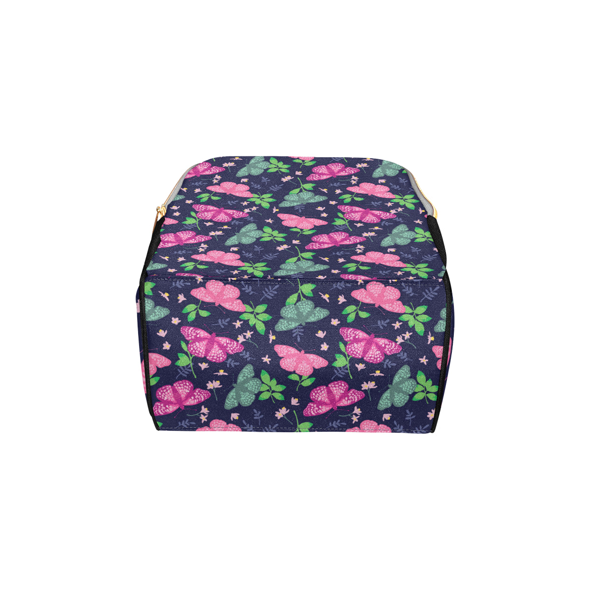 Monarch Butterfly Pattern Print Design 03 Diaper Bag Backpack