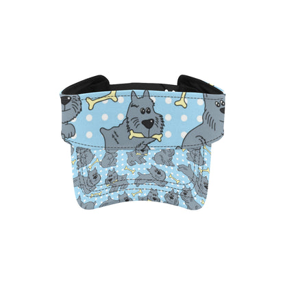 Schnauzers Pattern Print Design A02 Unisex Sun Visor