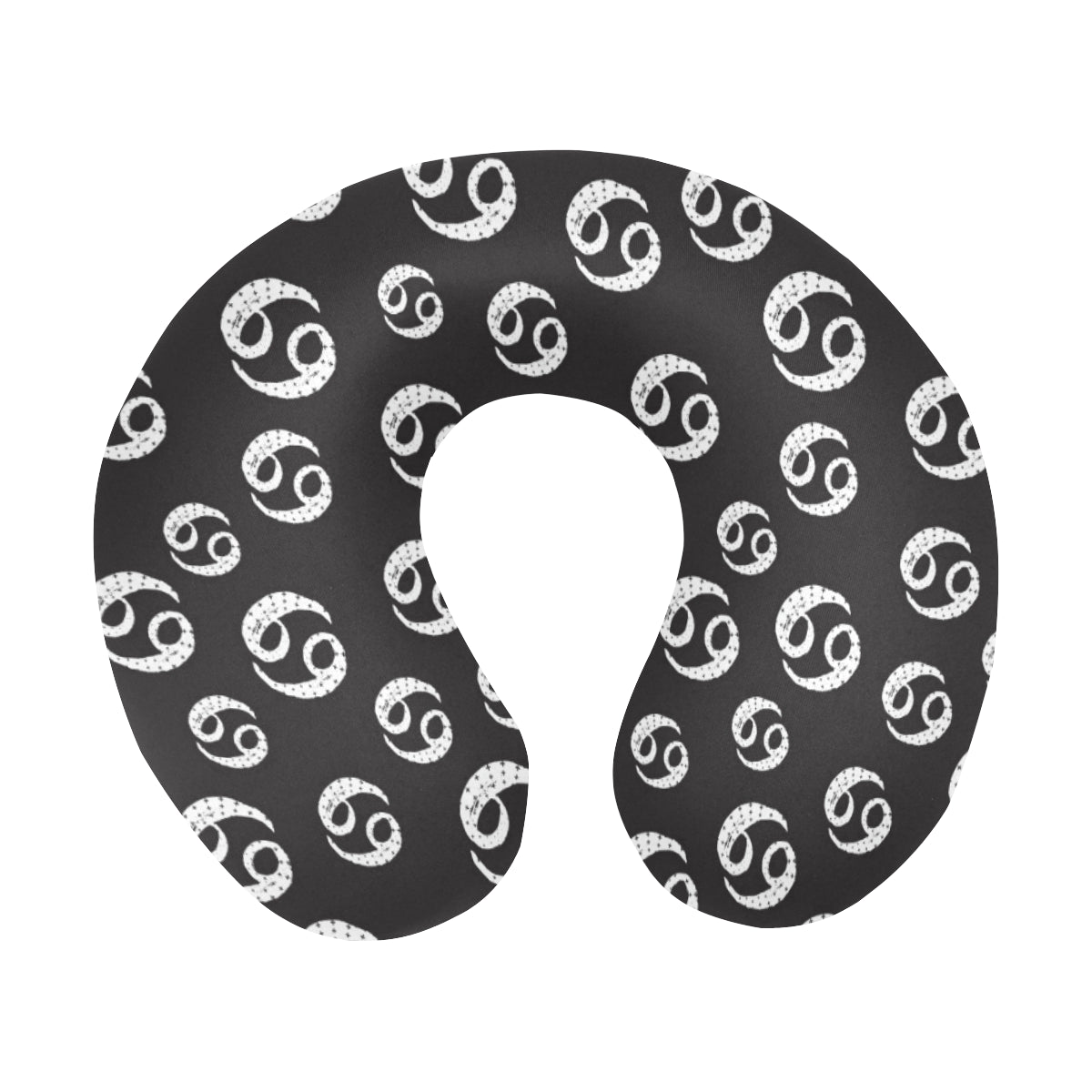 Cancer Zodiac Pattern Print Design 02 U-Shaped Travel Neck Pillow