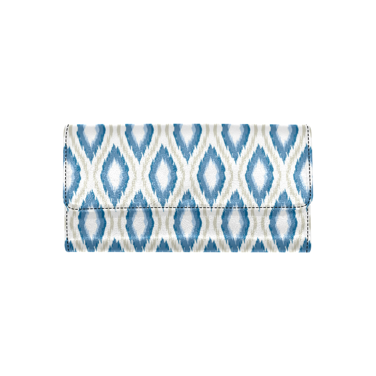 Ikat Pattern Print Design 02 Women's Trifold Wallet