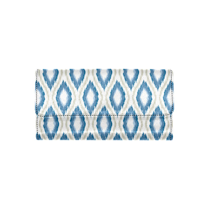 Ikat Pattern Print Design 02 Women's Trifold Wallet