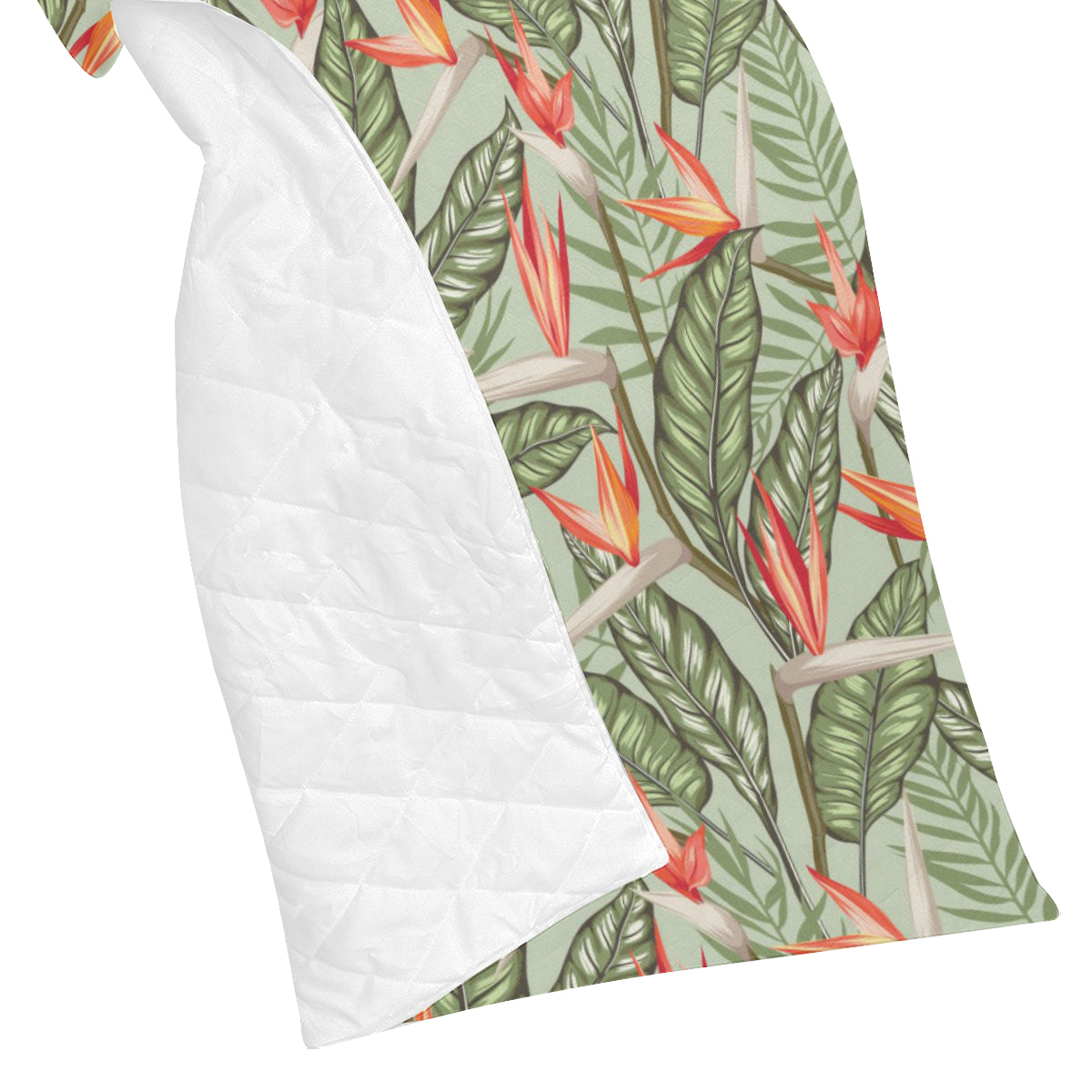 Bird Of Paradise Pattern Print Design BOP08 Premium Quilt