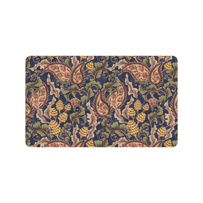 Floral Vintage Classic Print Rubber Doormat