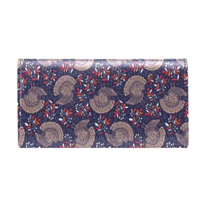 Turkey Print Design LKS401 Women's Trifold Wallet