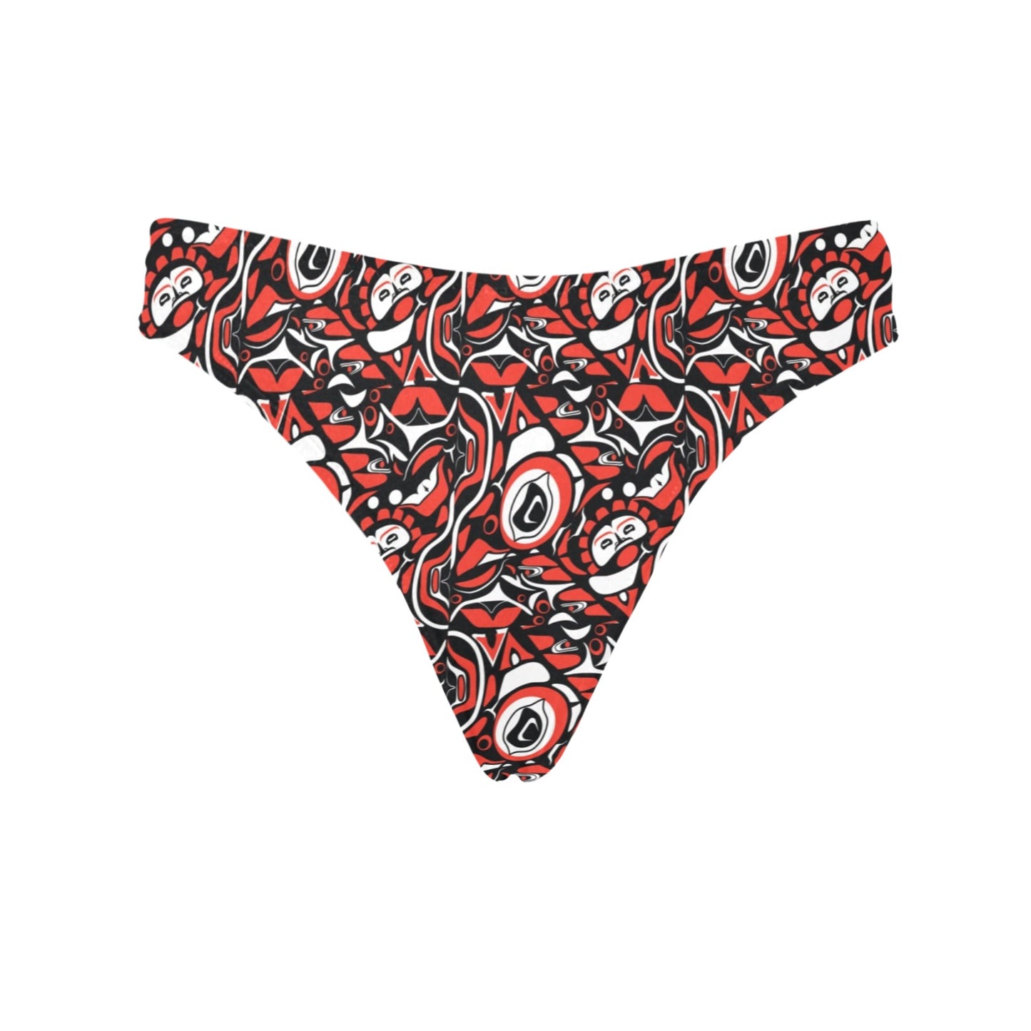 Native North American Themed Print Women's Thongs