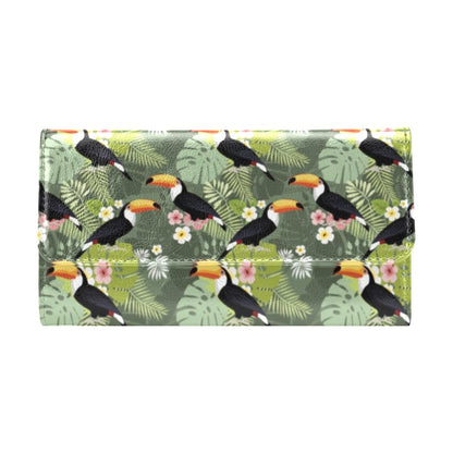 Toucan Print Design LKS304 Women's Trifold Wallet