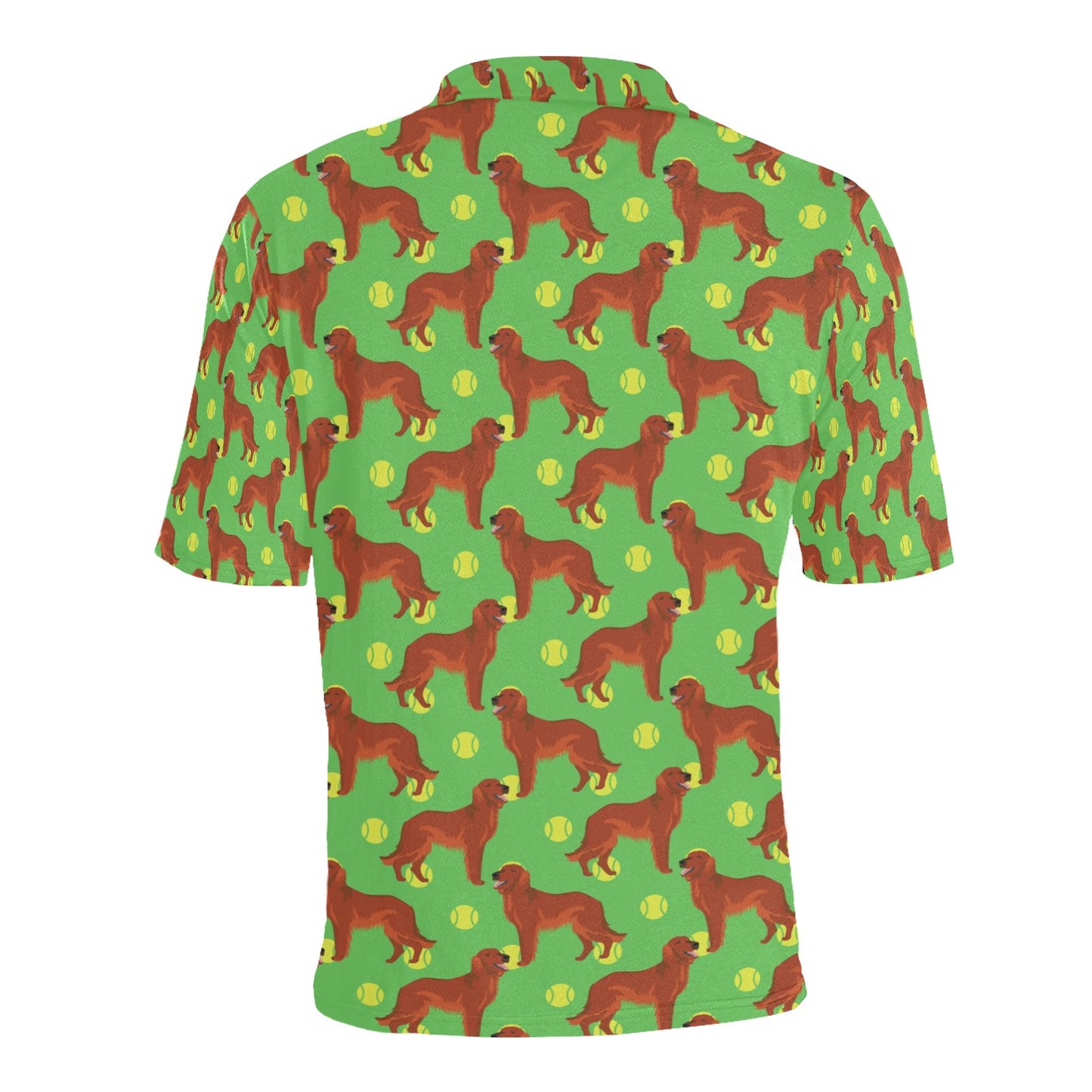 Setters Irish Print Design LKS302 Men Polo Shirt