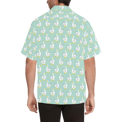 Goose Print Design LKS404 Men's Men's Hawaiian Shirt