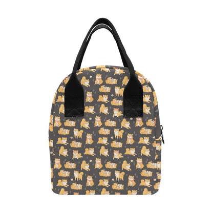 Shiba Inu Print Design LKS309 Insulated Lunch Bag