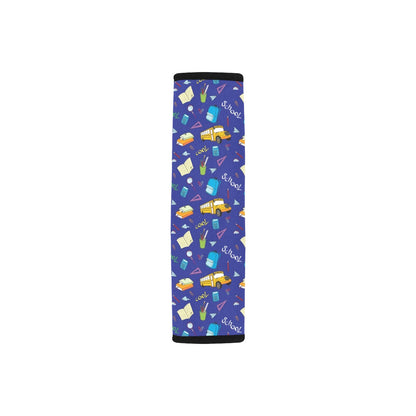 School Bus Print Design LKS307 Car Seat Belt Cover