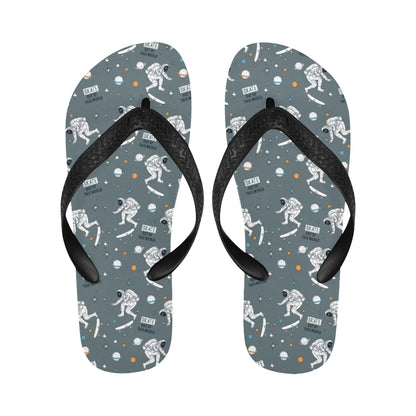 Skateboard Print Design LKS306 Flip Flops