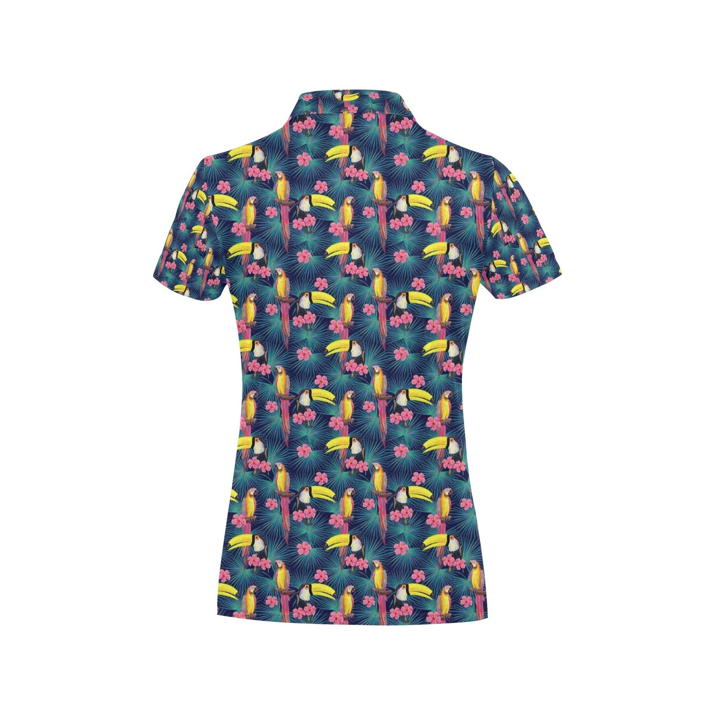 Toucan Parrot Design Women's Polo Shirt