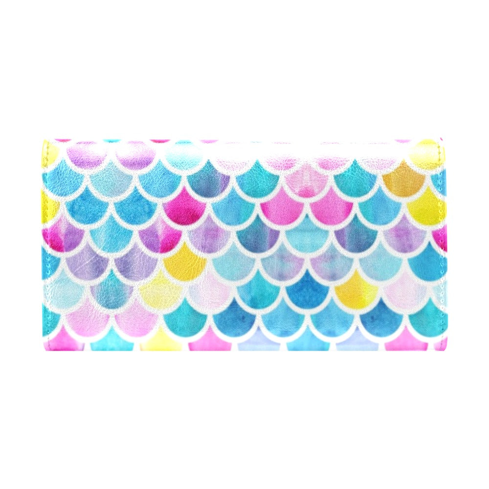 Scales Print Design LKS402 Women's Trifold Wallet