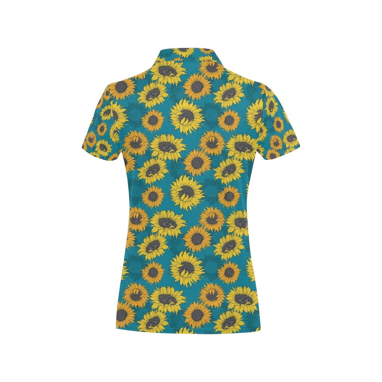Sunflower Print Design LKS301 Women's Polo Shirt