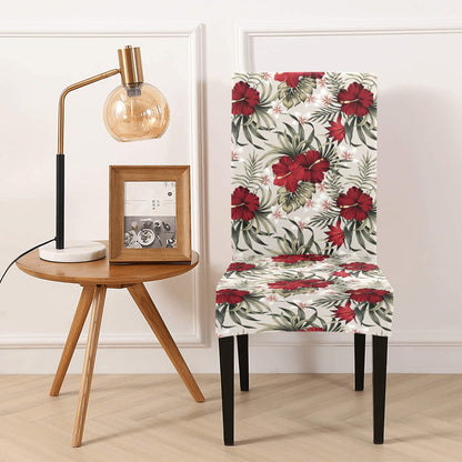 Hibiscus Print Design LKS3011 Dining Chair Slipcover