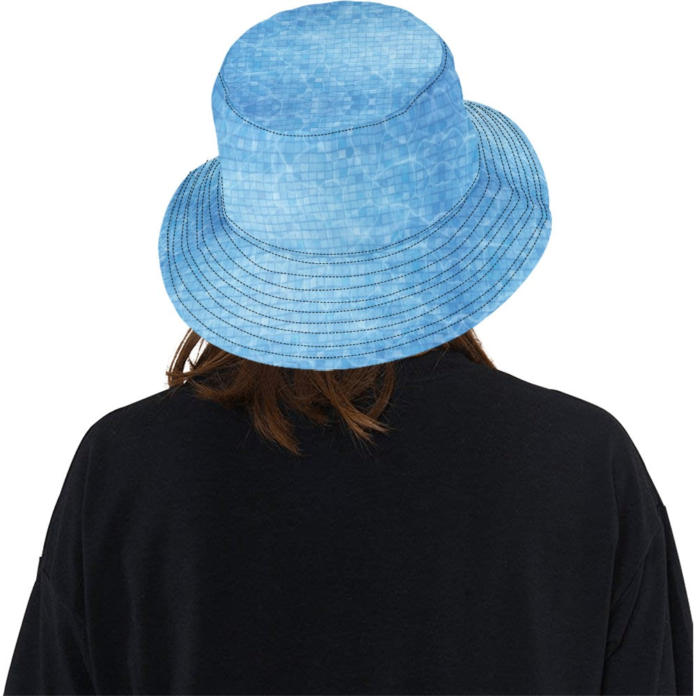 Swimming Pool Print Design LKS302 Unisex Bucket Hat