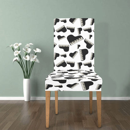 Piano Print Design LKS405 Dining Chair Slipcover