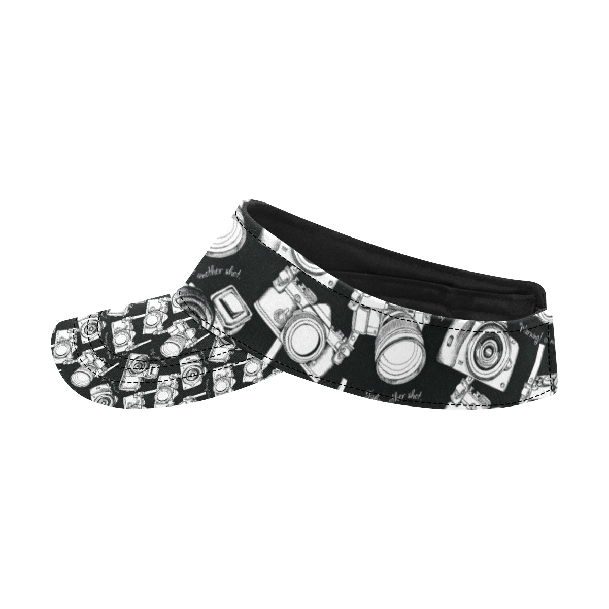 Camera Pattern Print Design 01 Unisex Sun Visor