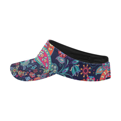 Paisley Boho Pattern Print Design A06 Unisex Sun Visor