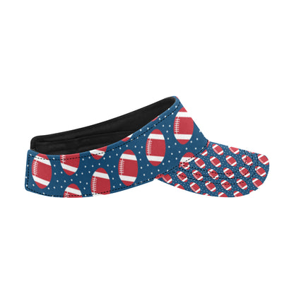 American Football Star Design Pattern Unisex Sun Visor