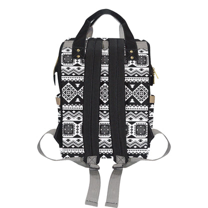 Aztec Pattern Print Design 08 Diaper Bag Backpack