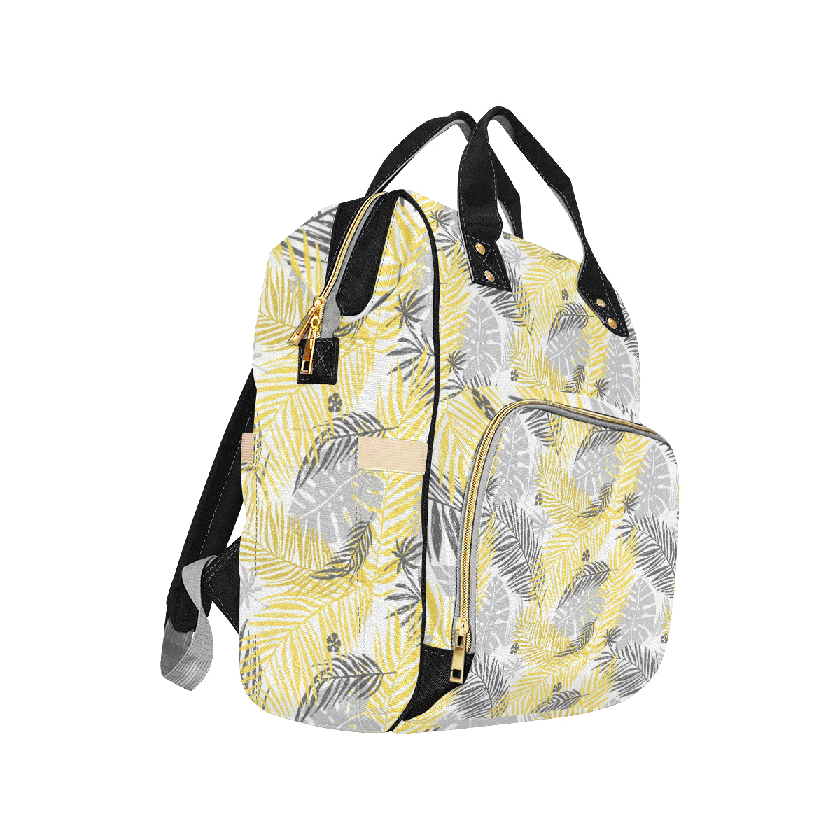 Palm Leaves Pattern Print Design PL012 Diaper Bag Backpack