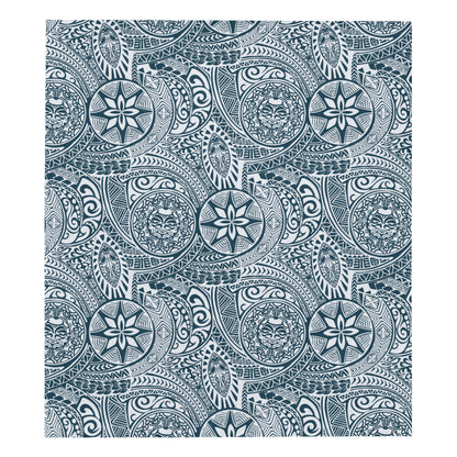Polynesian Pattern Print Design A03 Premium Quilt