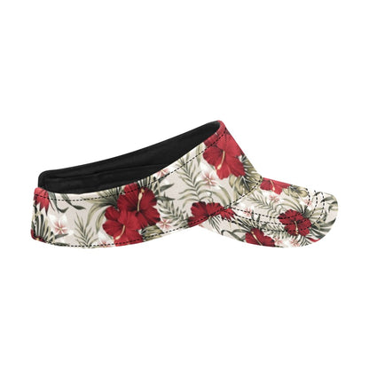 Hibiscus Print Design LKS3011 Unisex Sun Visor