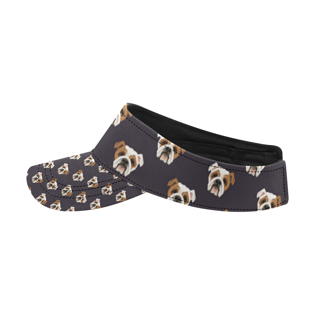 Bulldogs Pattern Print Design 03 Unisex Sun Visor