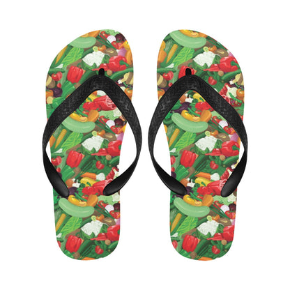 Salad Mix Vegetableprint Design LKS301 Flip Flops