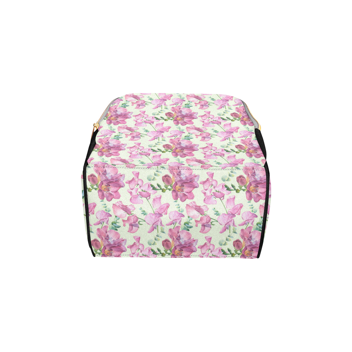 Peony Pattern Print Design PE011 Diaper Bag Backpack