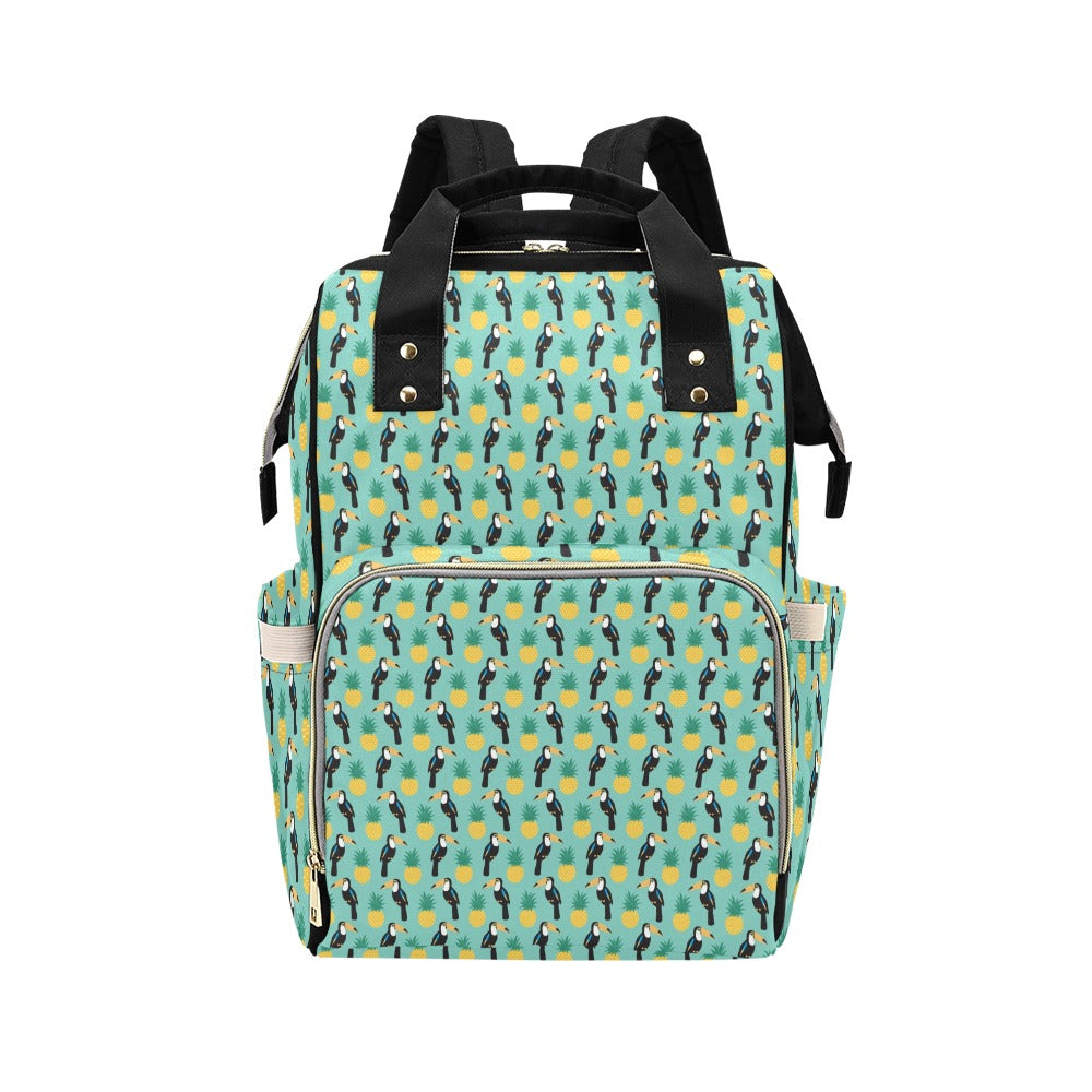 Toucan Print Design LKS301 Diaper Bag Backpack